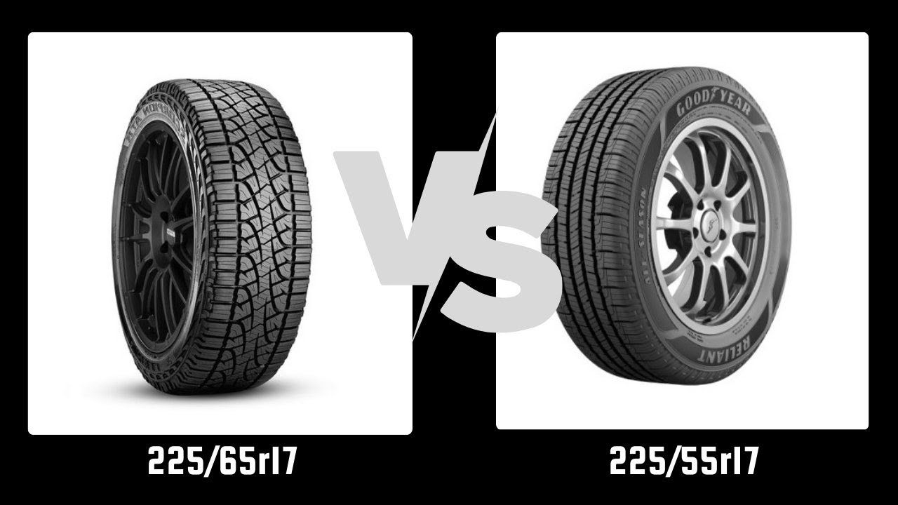 Tire Size 225/65r17 vs 225/55r17