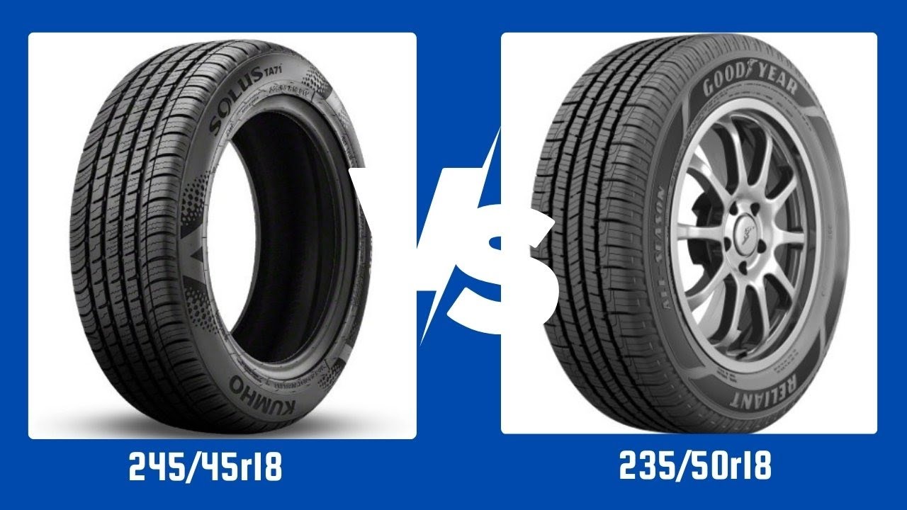 Tire Size 245/45r18 vs 235/50r18
