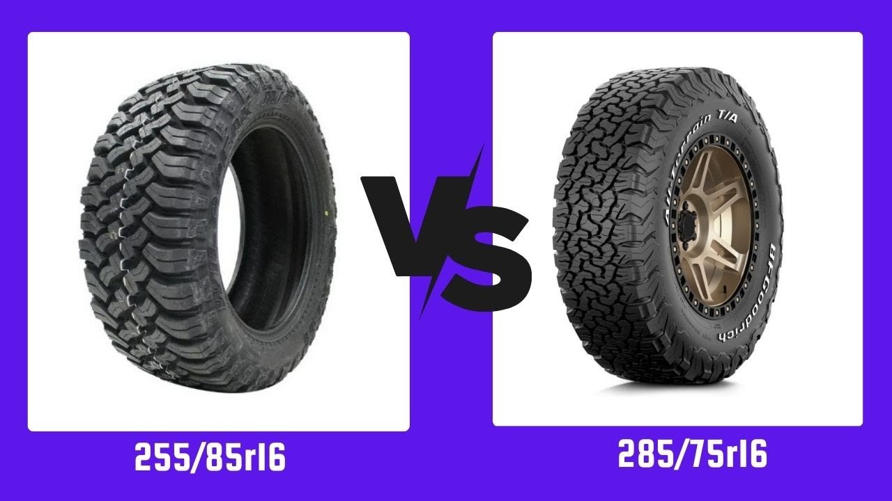 Tire Size 255/85r16 vs 285/75r16