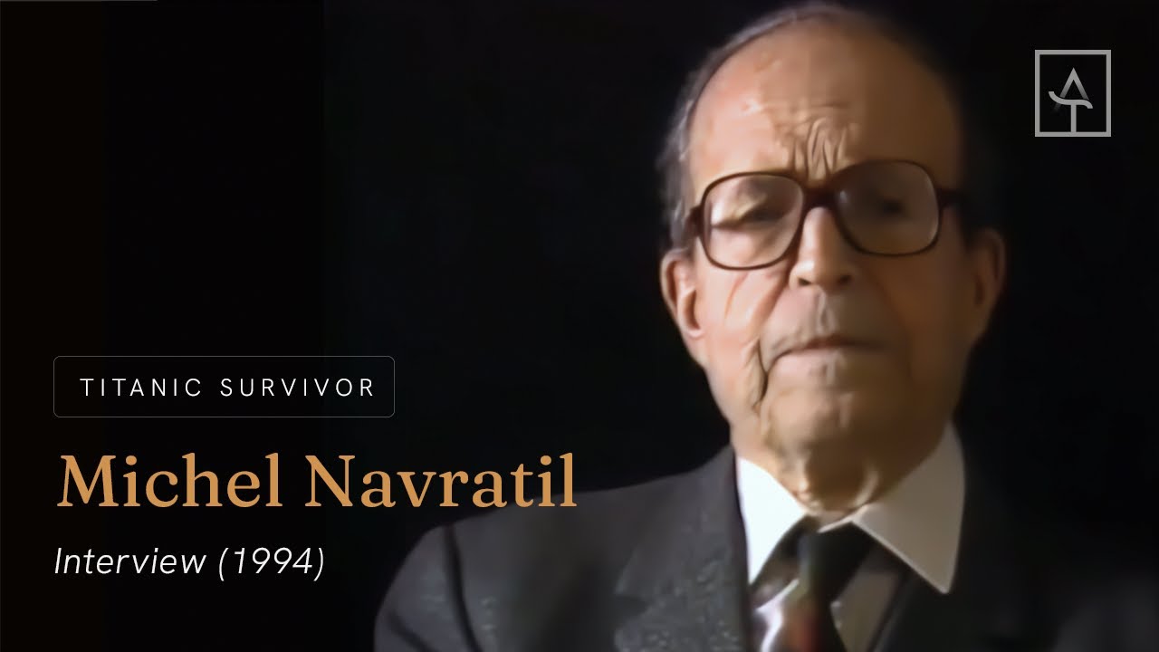 Titanic Survivor Michel Navratil - Interview (1994)