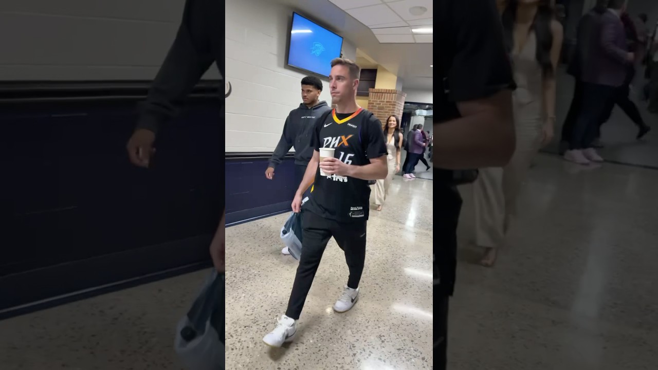 TJ McConnell repping his sister, Megan 🫶
