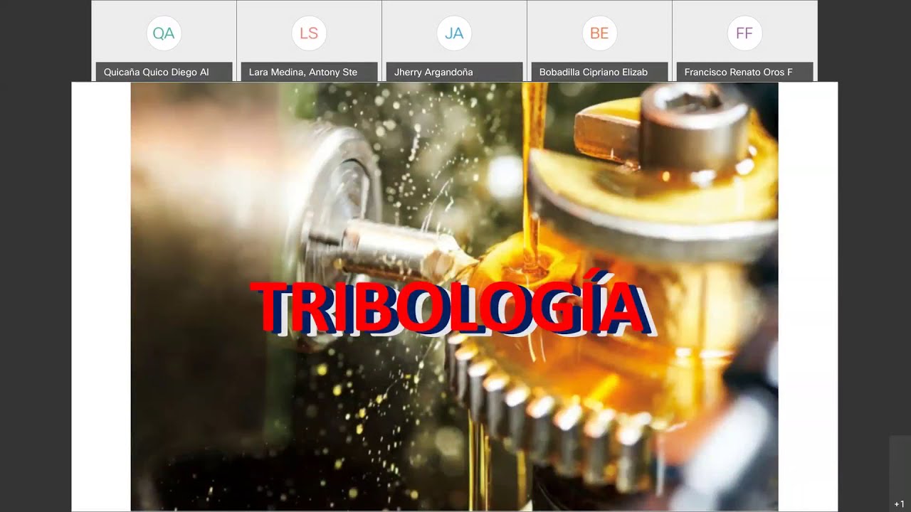 TMEP Introducción a Tribología