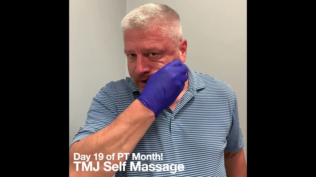 TMJ self massage