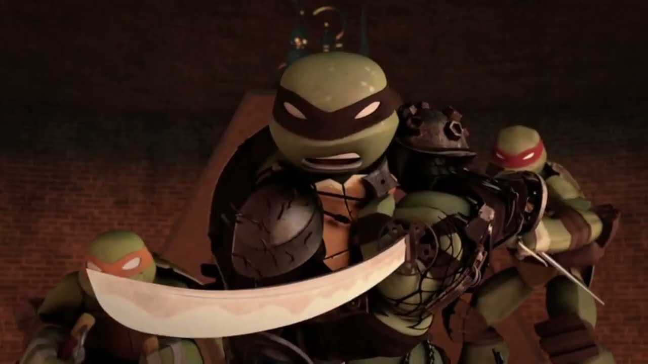 TMNT Foot Bot Factory Fight
