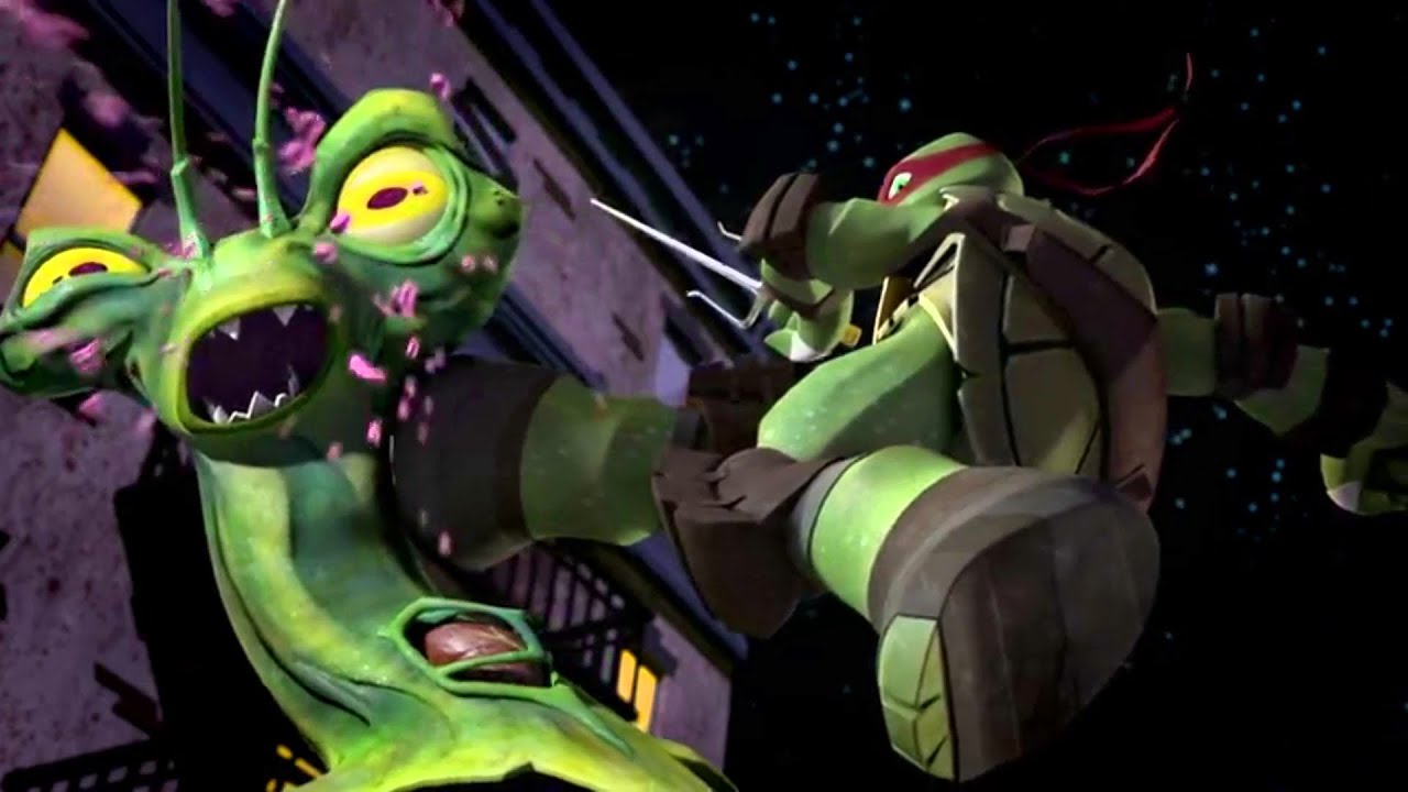 TMNT Leo and Raph VS Snakeweed
