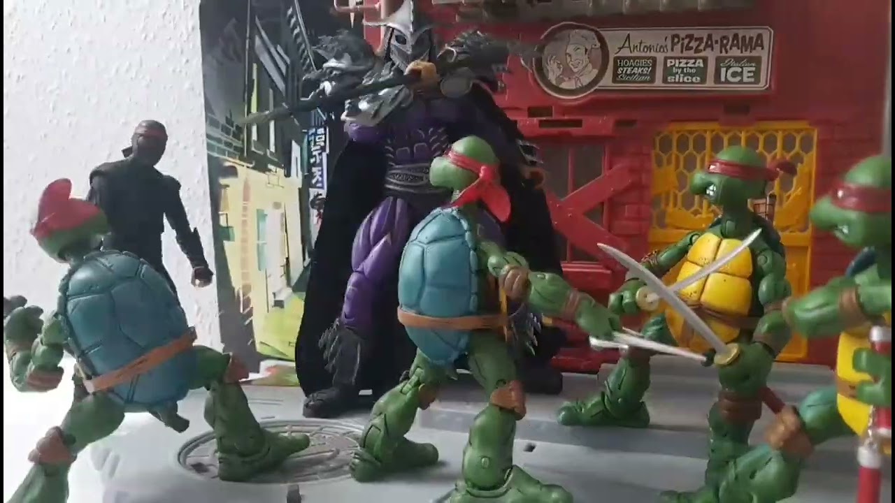 tmnt the foot clan stop motion