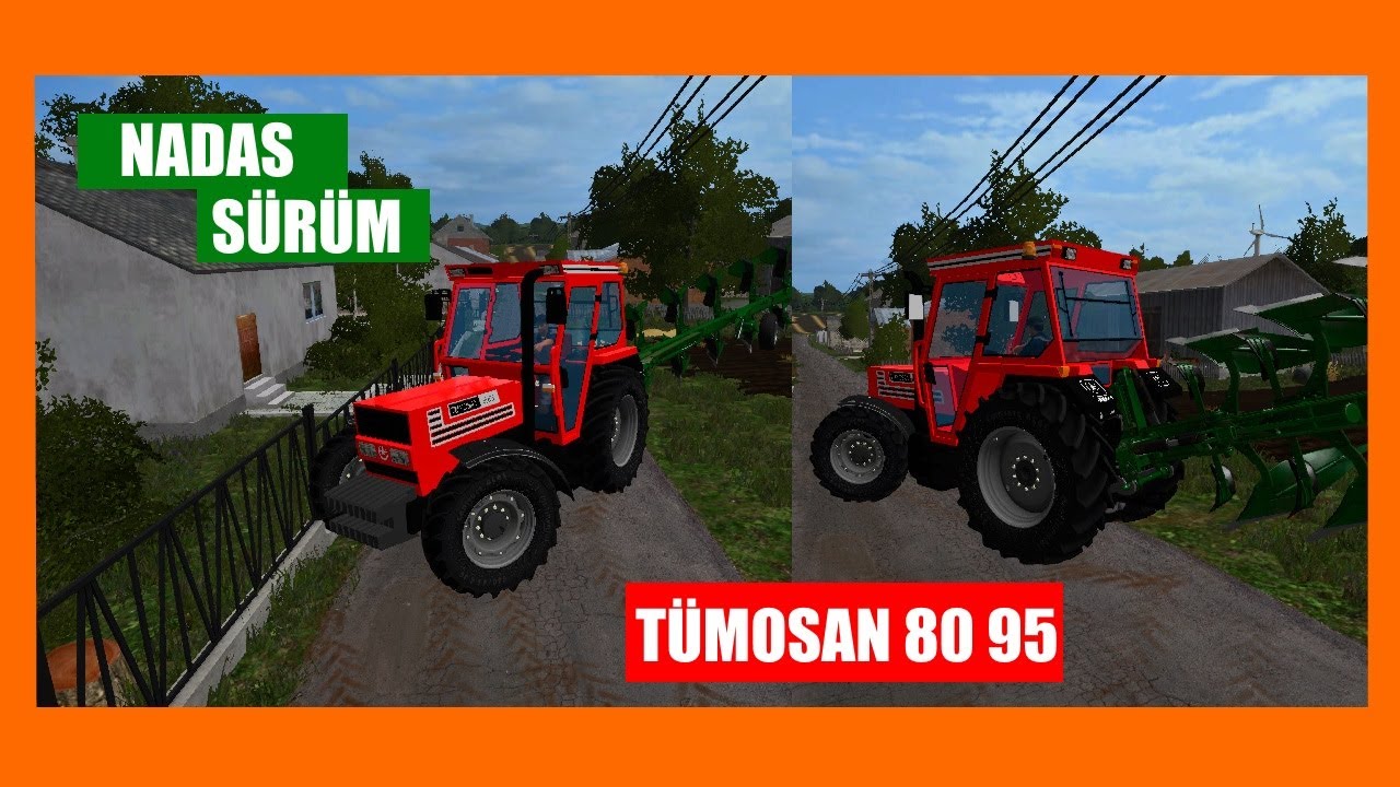 Tümosan 80 95 Nadas POV - Zorlu Çamurlu Şartlarda Sürüm - Farming Simulator 2017
