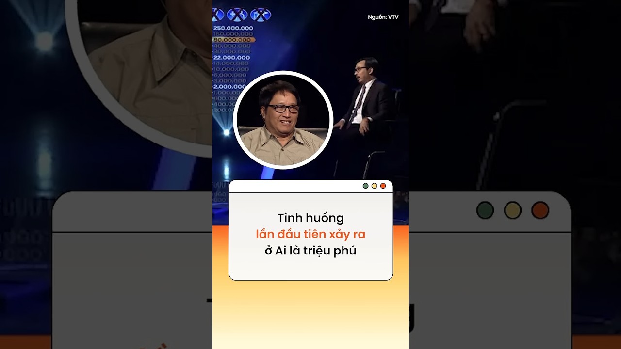 Tình huống lần đầu tiên xảy ra ở Ai là triệu phú