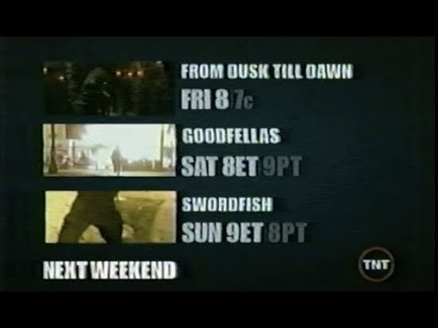 TNT Weekend Lineup Promo From Dusk Till Dawn, Goodfellas, and Swordfish from 2006