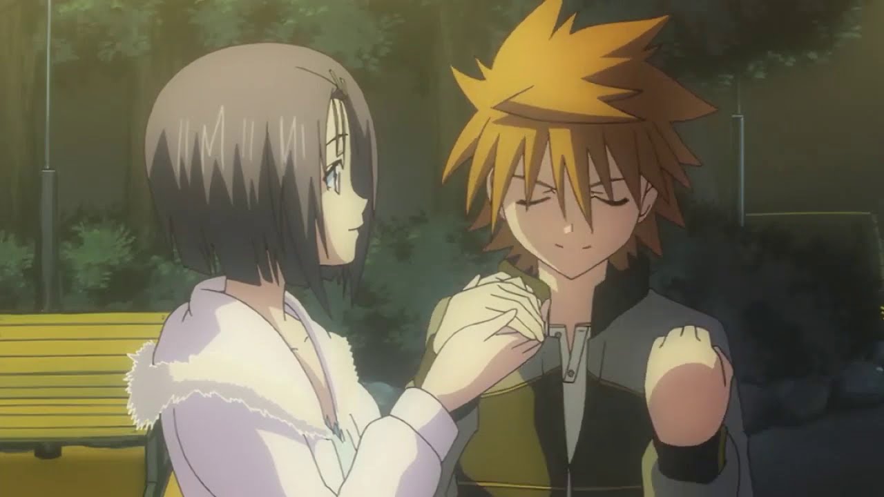 to love ru - Haruna Sairenji hugs rito
