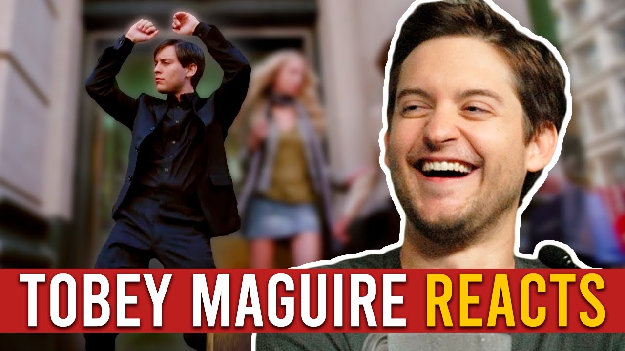Tobey Maguire REACTS to 