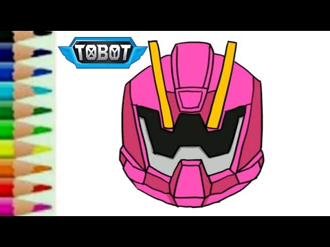 Tobot W Transformers CarBot - Belajar menggambar robot mobil - How to draw 또봇