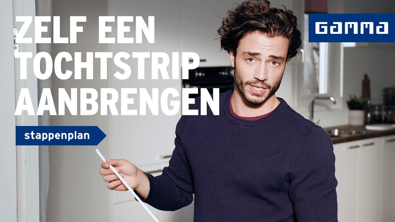 Tochtstrip aanbrengen: zo plaats je een tochtstrip | GAMMA