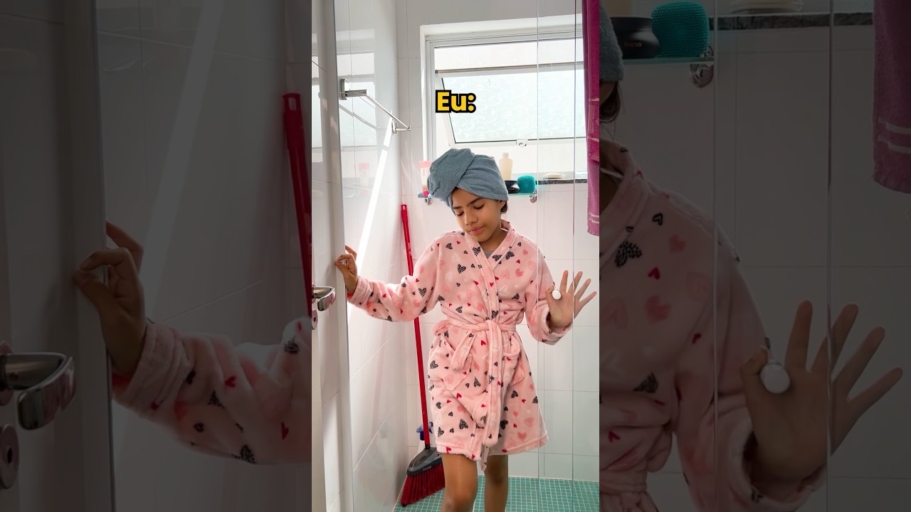 Toda vez quando minha filha toma banho