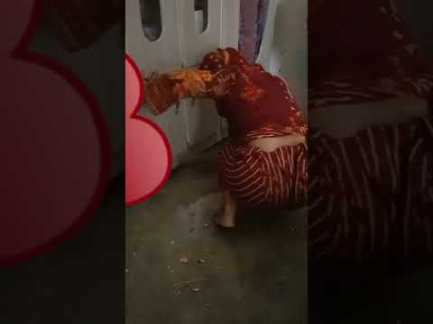 Today  Cleaning Home Floor | Desi Aunty Hot Cleaning Vlog | Village Woman Life | Desi Hot Girl Vlog