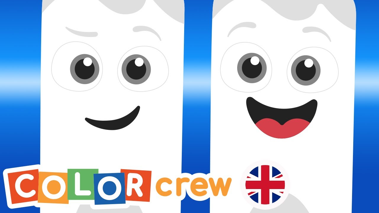 Toddler Learning Video | Color Crew - White & Green | @BabyFirst Learn Colors, ABCs, Rhymes & More ​