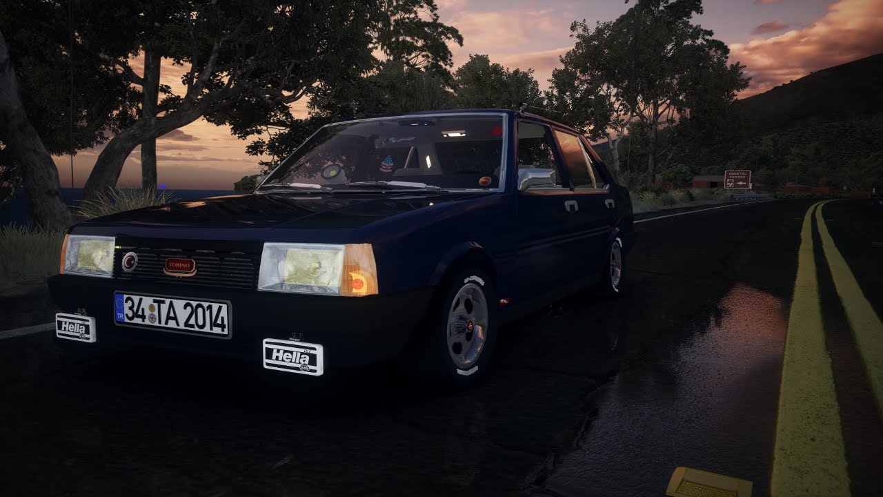TOFAŞ DOĞAN SLX  GECE SÜRÜŞÜ UZUN YOL MÜSLÜM GÜRSES BERGEN ASSETTO CORSA