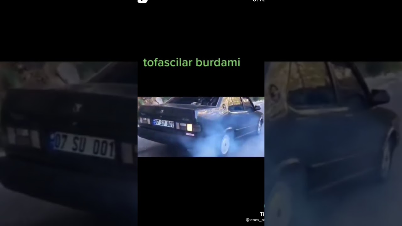 Tofaş lastik yakma #tofaş #lastikyakma #creative #earn #grow ### #drift  tofas sahin lastik yakma