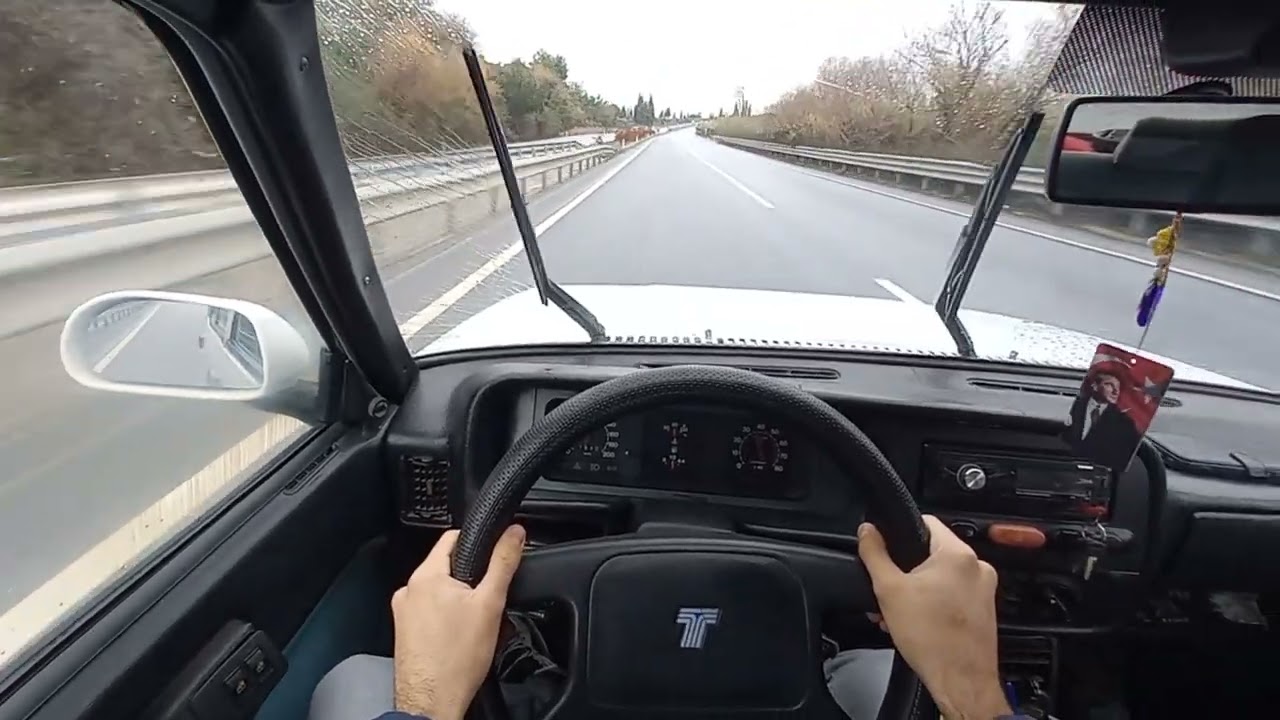 TOFAŞ İLE YAĞMURLU HAVADA POV SÜRÜŞ/SÖKE-KUŞADASI YOLLARI