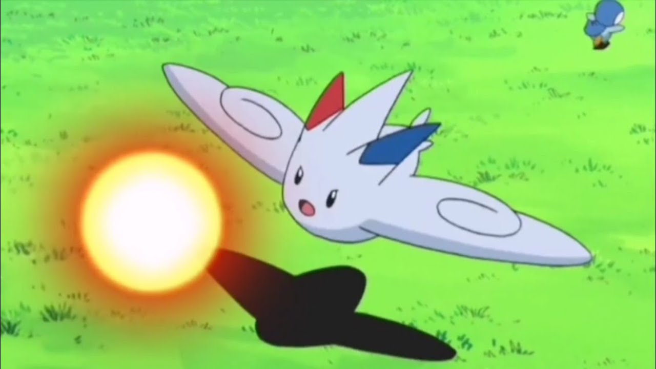 Togekiss saved Piplup from Gible's Draco meteor: Pokemon DP