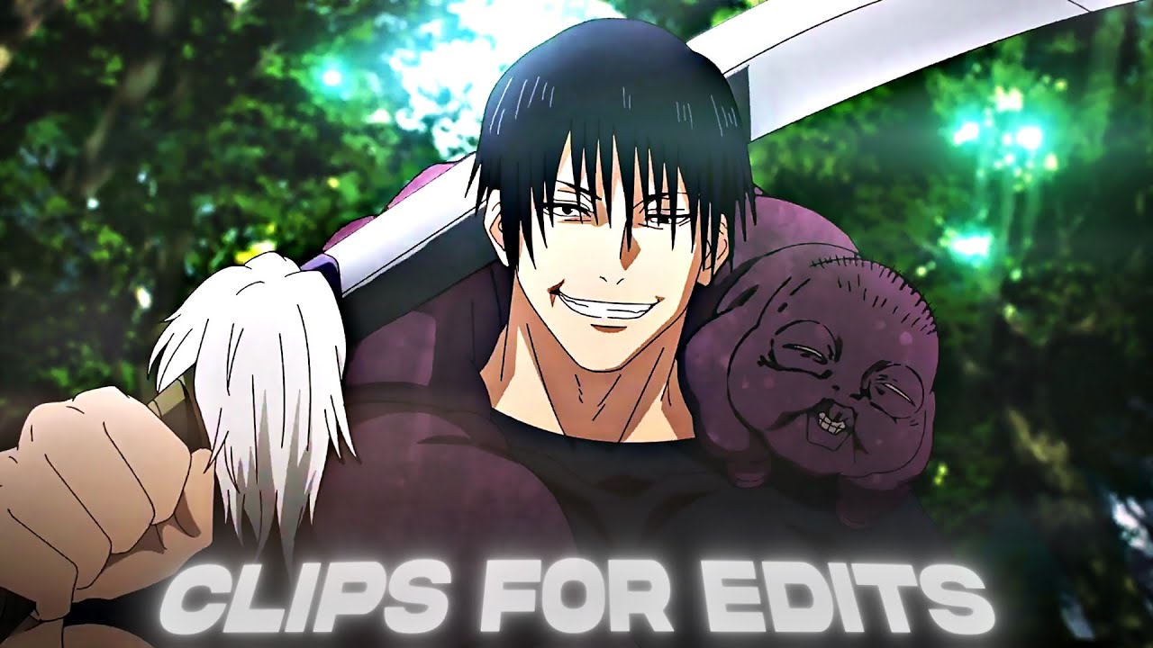 Toji Raw Clips For Editing (Jujutsu Kaisen)