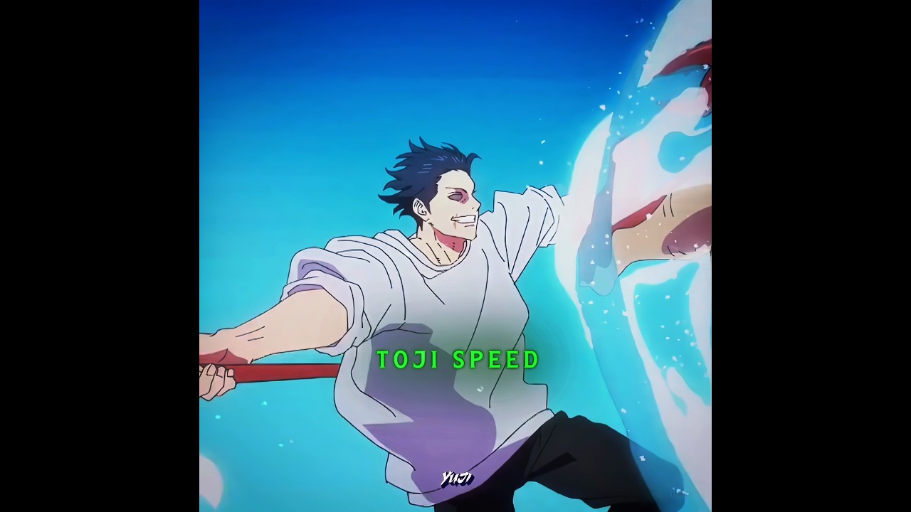 Toji Speed 🏃🏻☠️ || Jujutsu kaisen #toji #gojo #sukuna #yuji