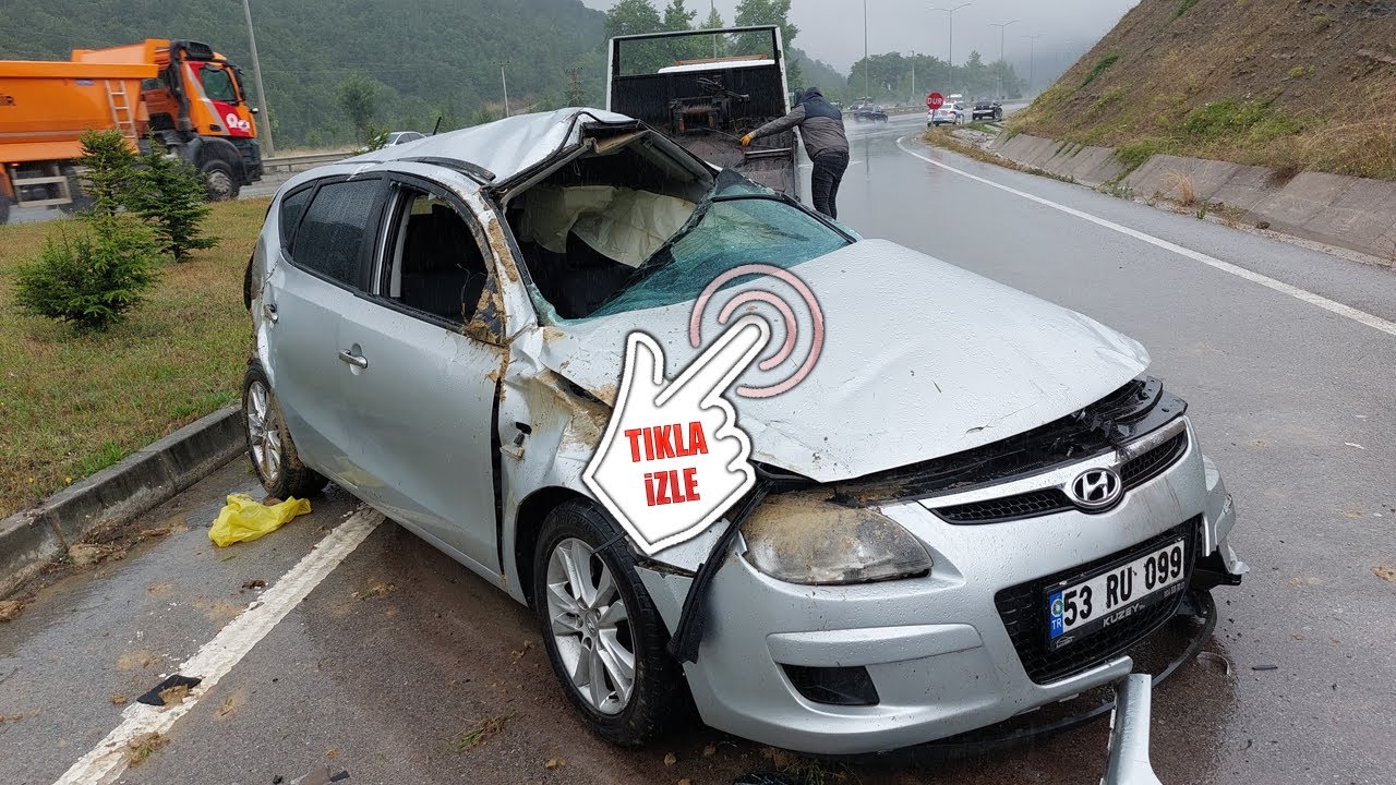 TOKAT'TAN YOLA ÇIKAN GENÇ ÖĞRETMEN SAMSUN'DA KAZA YAPTI