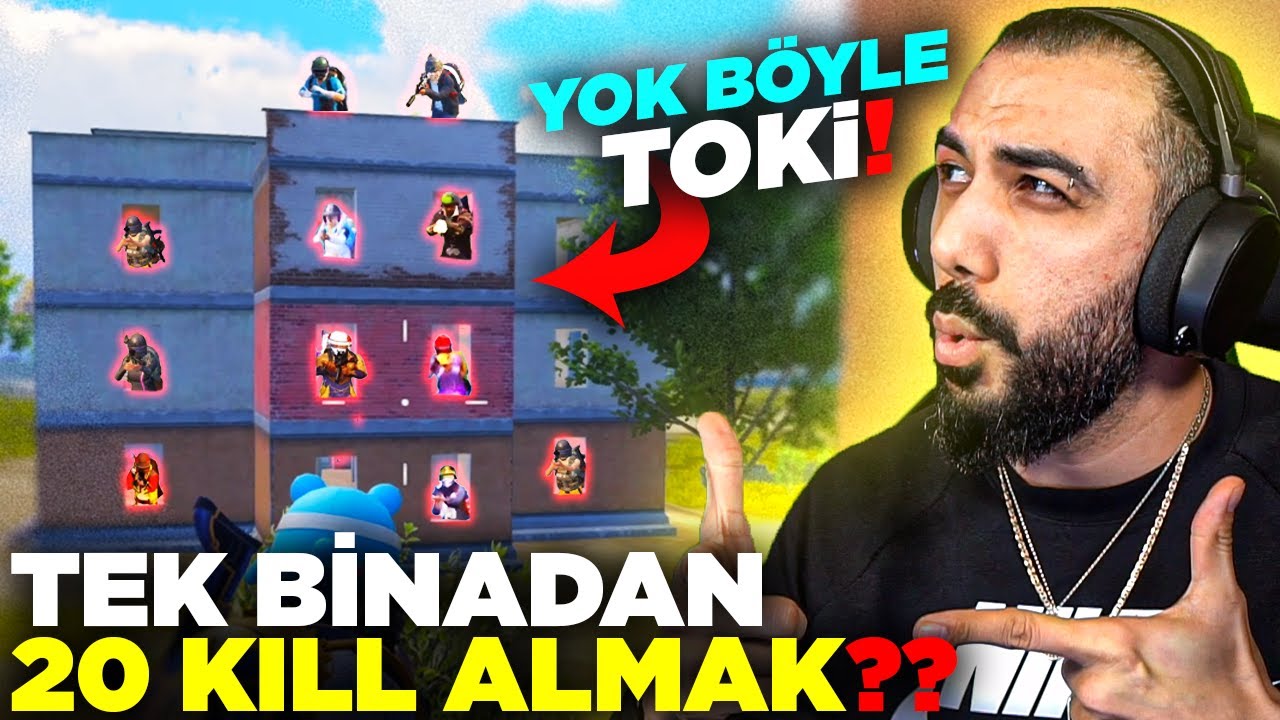 TOKİDE TEK BİNADA 20 KILL ALMAK?? 😮 BUGA GİREN BOT HERKESİ ÖLDÜRDÜ!! | PUBG MOBILE