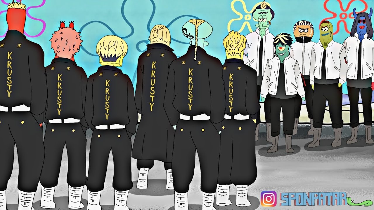 Tokyo revengers but Spongebob version ( Parody animation )