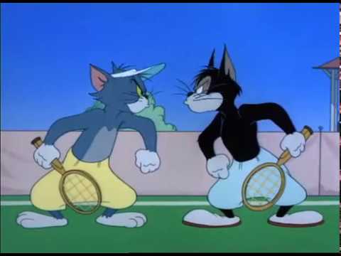 Tom and Jerry cartoon episode 46 - Tennis Chumps 1949 - Funny animals cartoons for kids