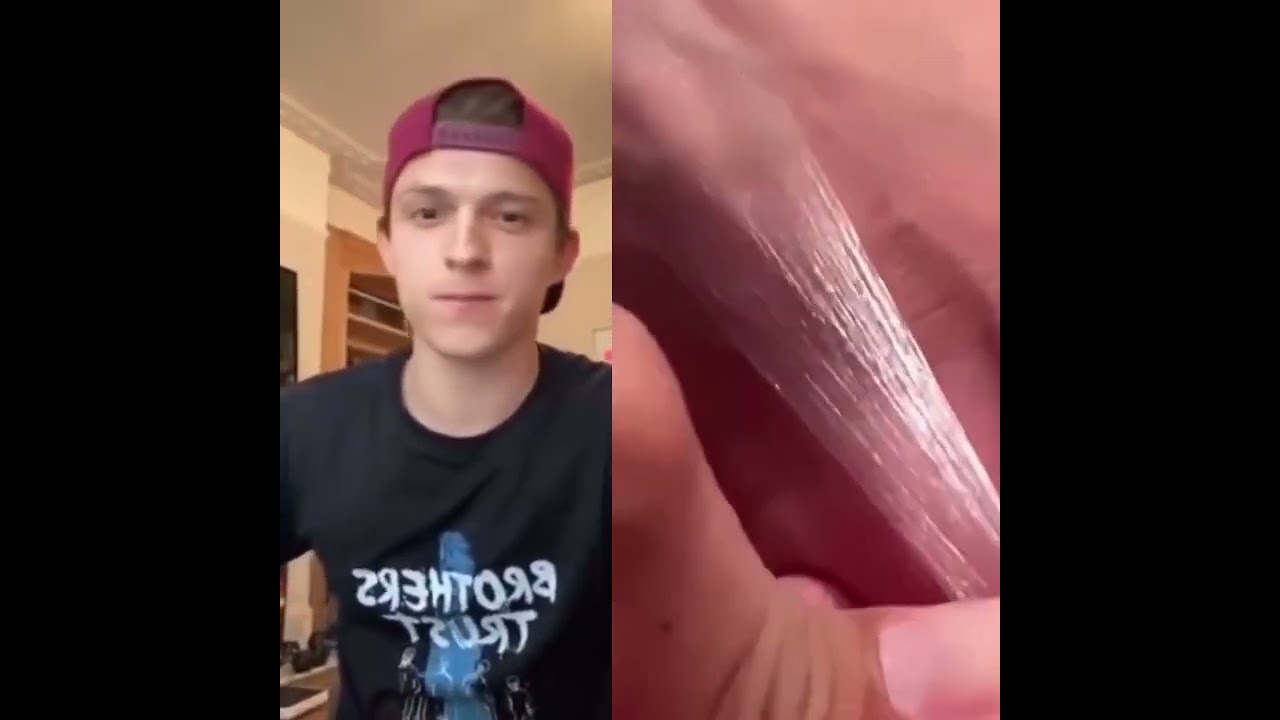 Tom Holland react to spider Web Shooter🕸🥵