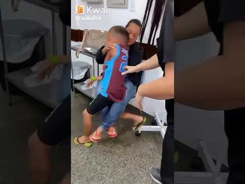 tomando injeção