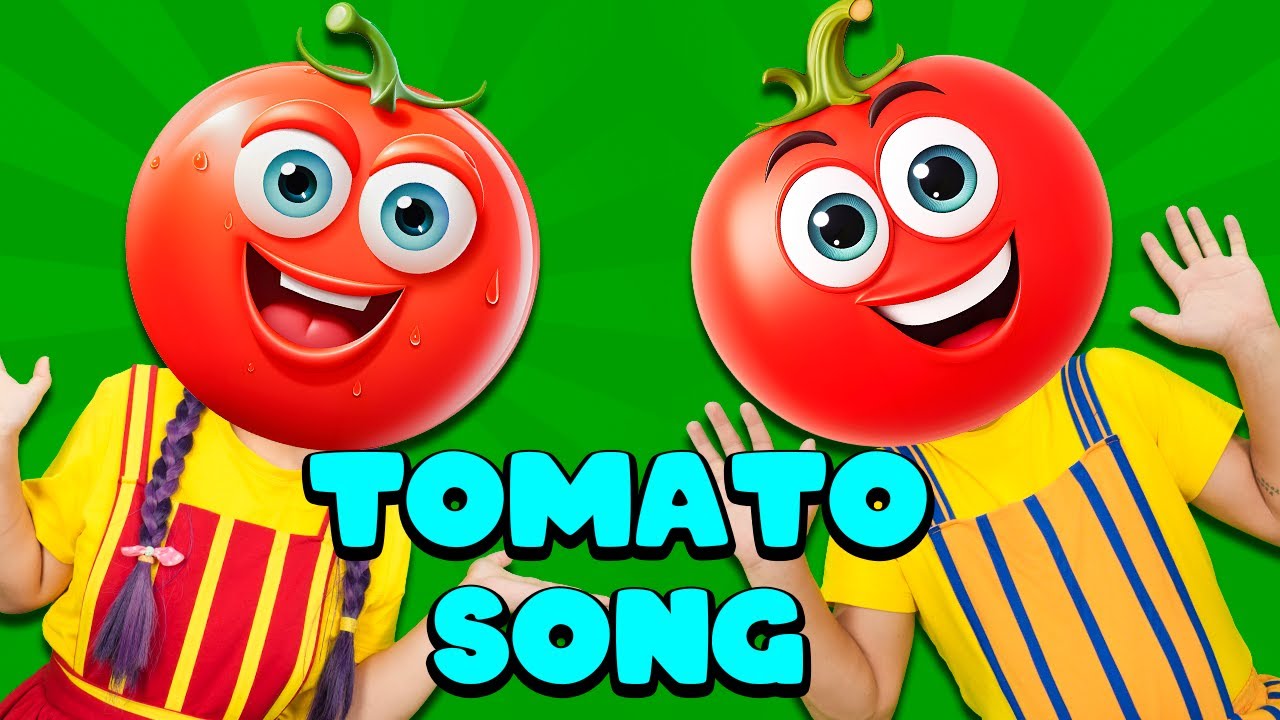 Tomato Song | Surprise Eggs Kids Song | Tigi Boo Nursery Rhymes