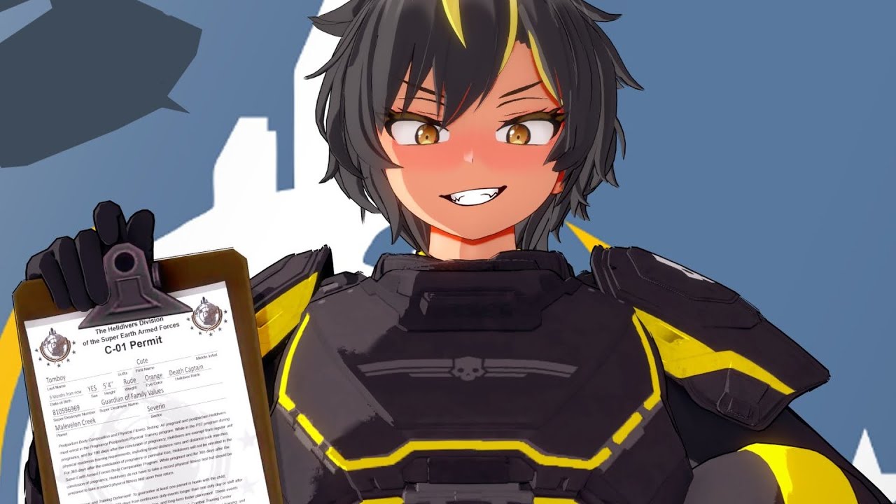 Tomboy Cadet Asset | Helldivers 2 Comic Dub