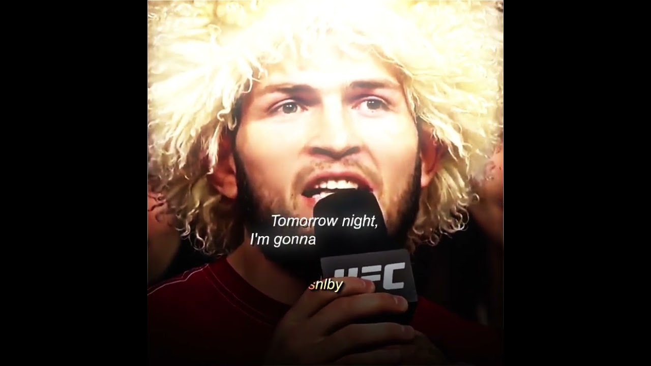 Tomorrow night, I'm gonna smash your boy guys | Khabib Nurmagomedov