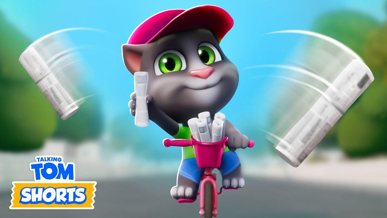 Tom's First Job 💪😮‍💨 Talking Tom Shorts (S3 Episode 18)