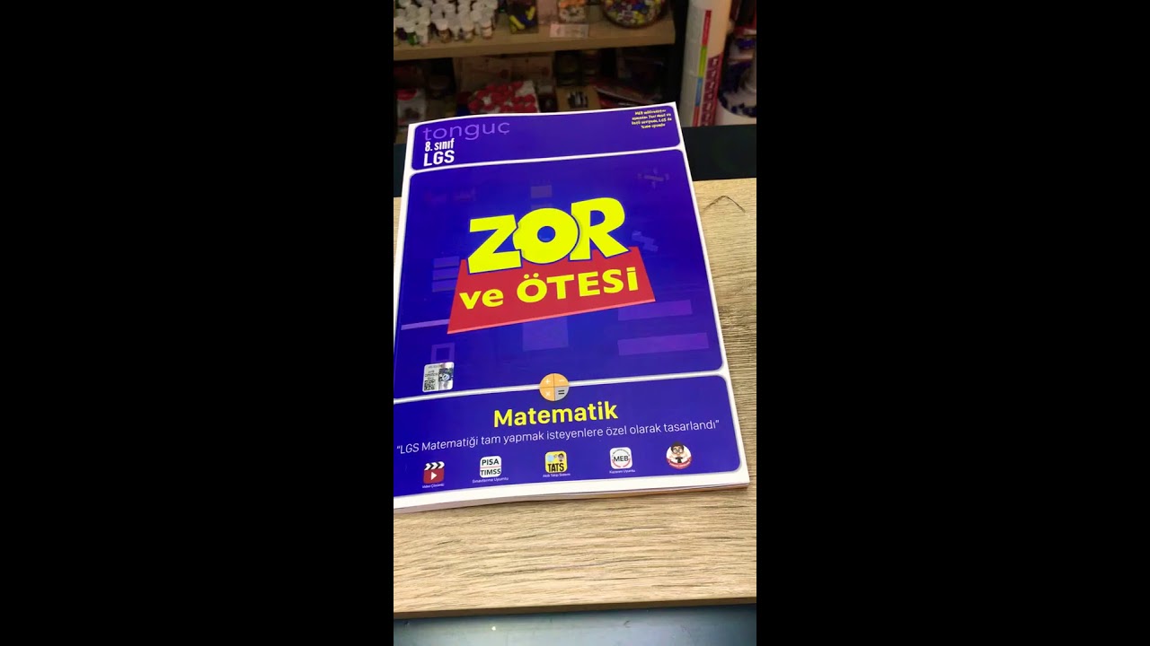 Tonguç Yayınlarından 8.Sınıflar için tam LGS matematik sorularından oluşan Zor ve Ötesi kitabı