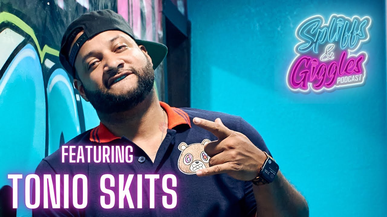 Tonio Skits !! Spliffs and Giggles podcast starring Adriana Maya