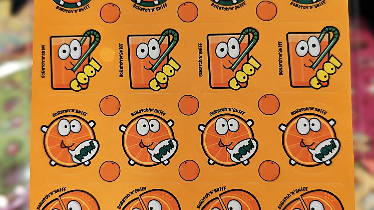 TONS of Scratch and Sniff Stickers: How Do They Smell?