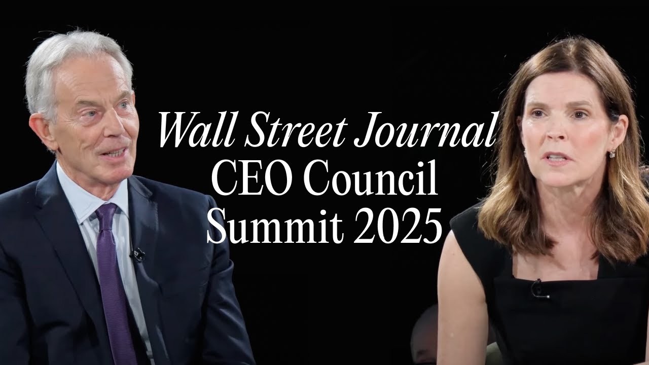 Tony Blair talks about leadership with Wall Street Journal’s Editor-in-Chief Emma Tucker