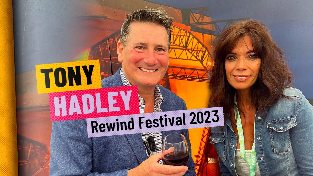 Tony Hadley On New Music, Leg Injury & 1980s | Jenny Powell | Rewind Festival | Greatest Hits Radio