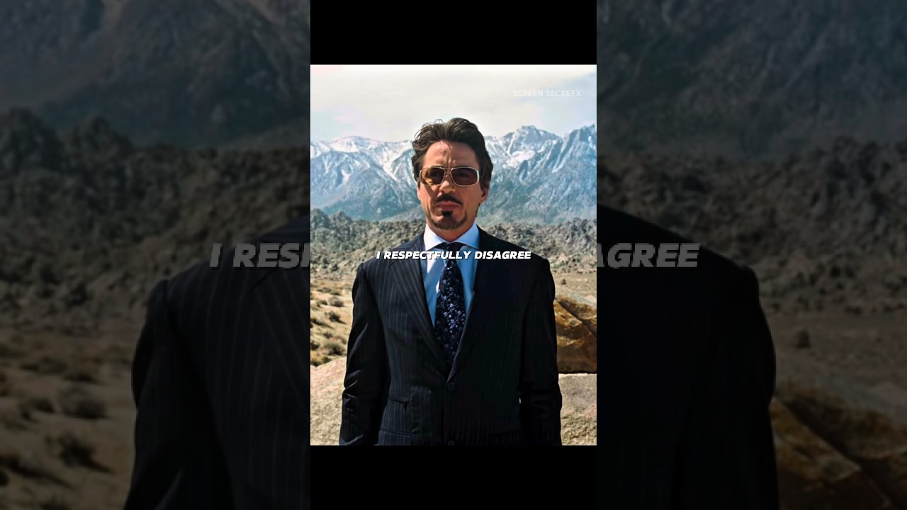 Tony Stark demonstrates the Jericho missile... #shorts