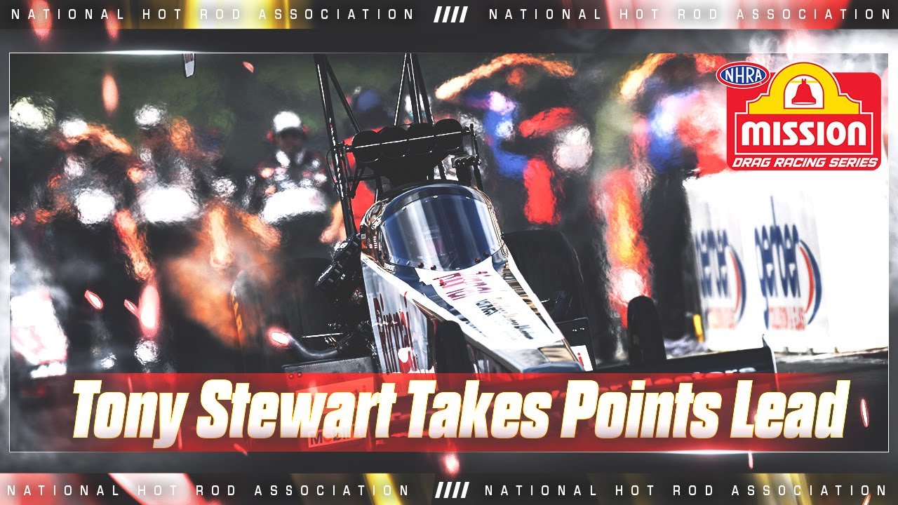 Tony Stewart takes Top Fuel points lead with win in Chicago