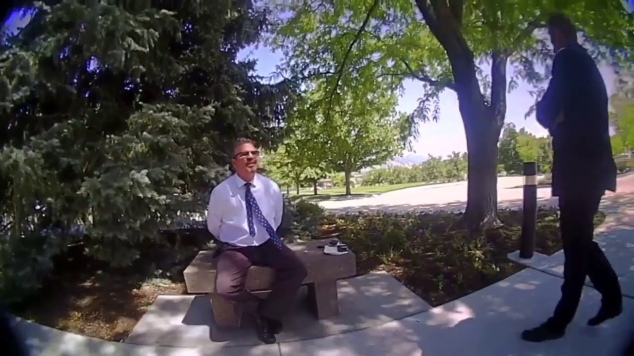 Tony the Tiger from Mormon church security finally meets his white whale [Police bodycam footage]