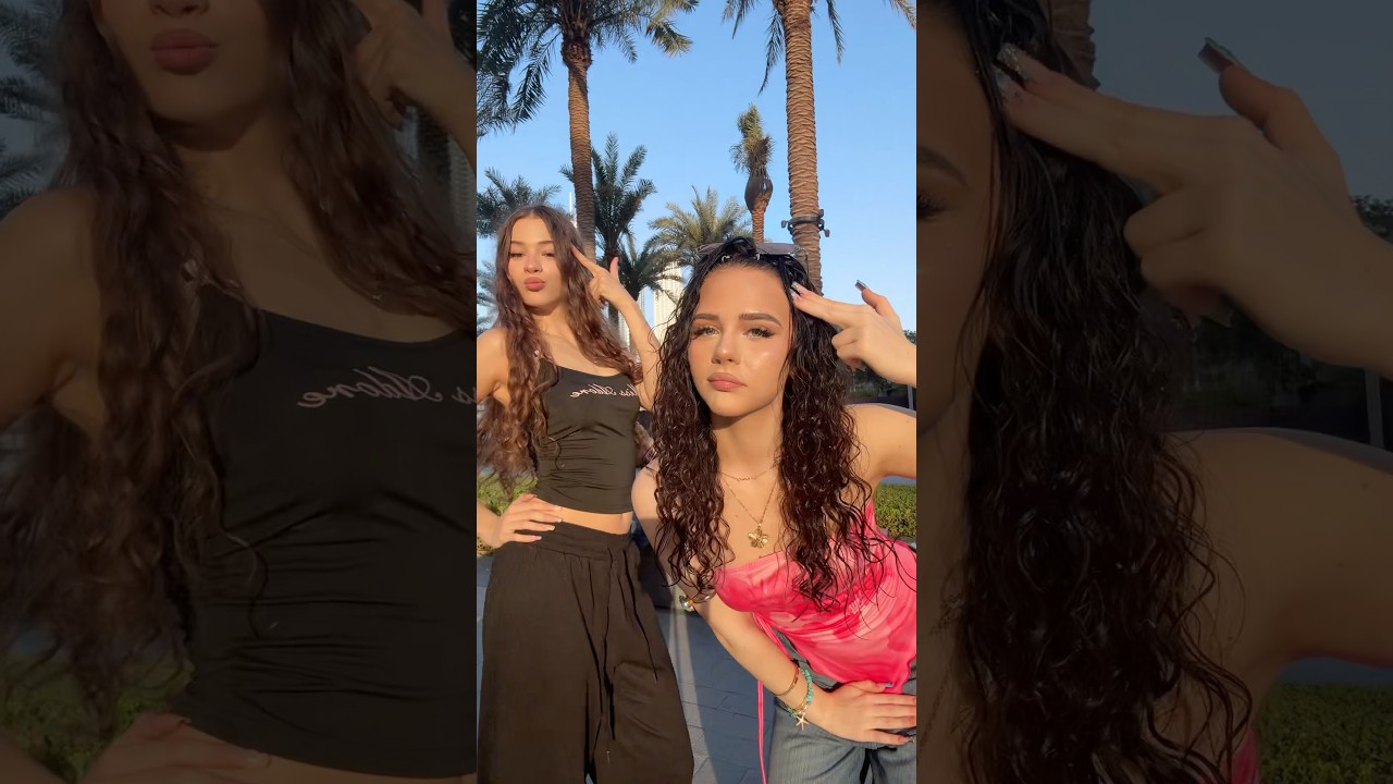 Too hot in dubai 🫣 #chiara #alina #duo #goals #trending #dance #shorts #chiarasam #tiktok