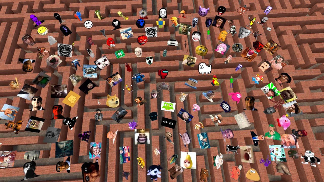 Too Much Nextbots in Maze!