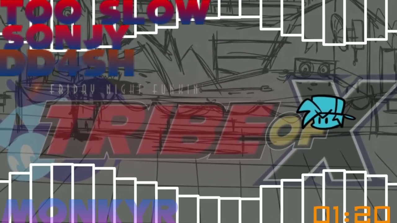 Too Slow V2.7 (Tribe Of X Ver.) - Friday Night Funkin'