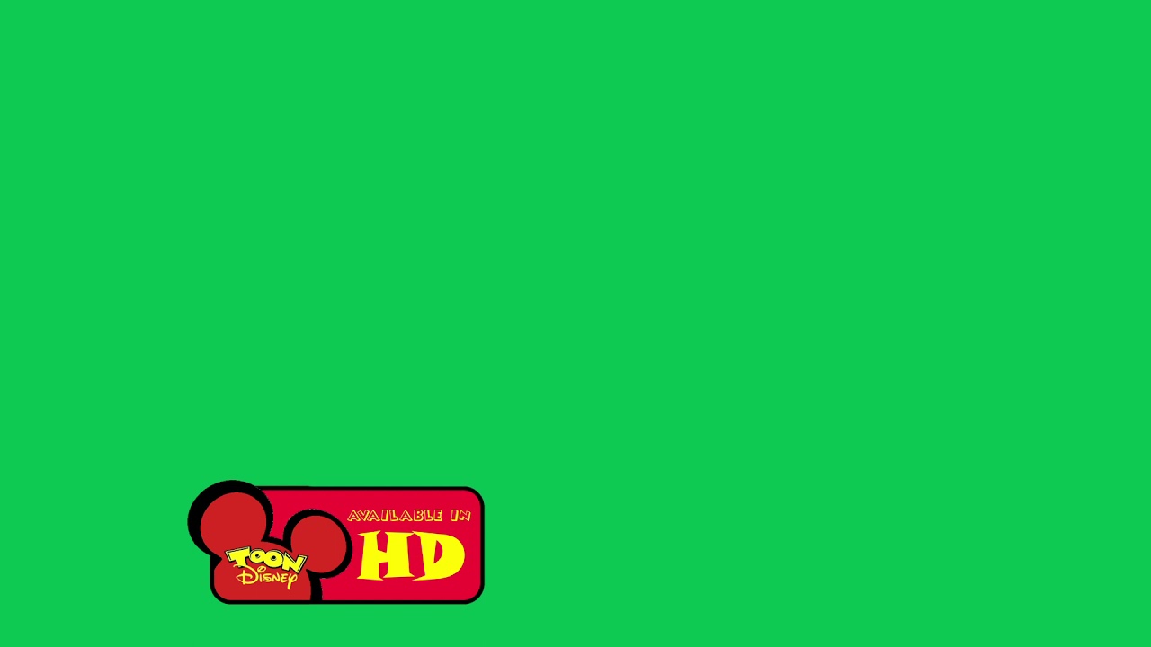 Toon Disney Available in HD 2010-2014 Chroma Key