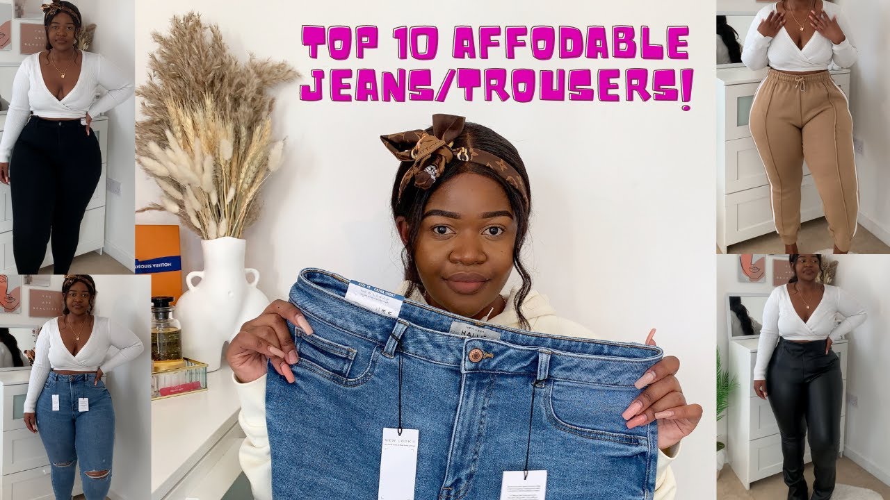 TOP 10 AFFORDABLE JEANS TRY ON HAUL | FOR  SMALL WAISTS &THICK THIGHS| FOR CURVY/THICK LADIES .