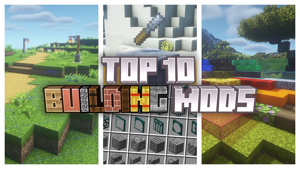 Top 10 BUILDING Mods for Minecraft!